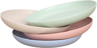 Cutlerie Unbreakable Wheat Straw Plates - Reusable Plates 4-Piece Set - Dishwasher & Microwave Safe - BPA Free & Eco-Friendly - 8 Inch