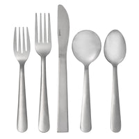 Choice Windsor 18/0 Stainless Steel Flatware Set with Service for 12