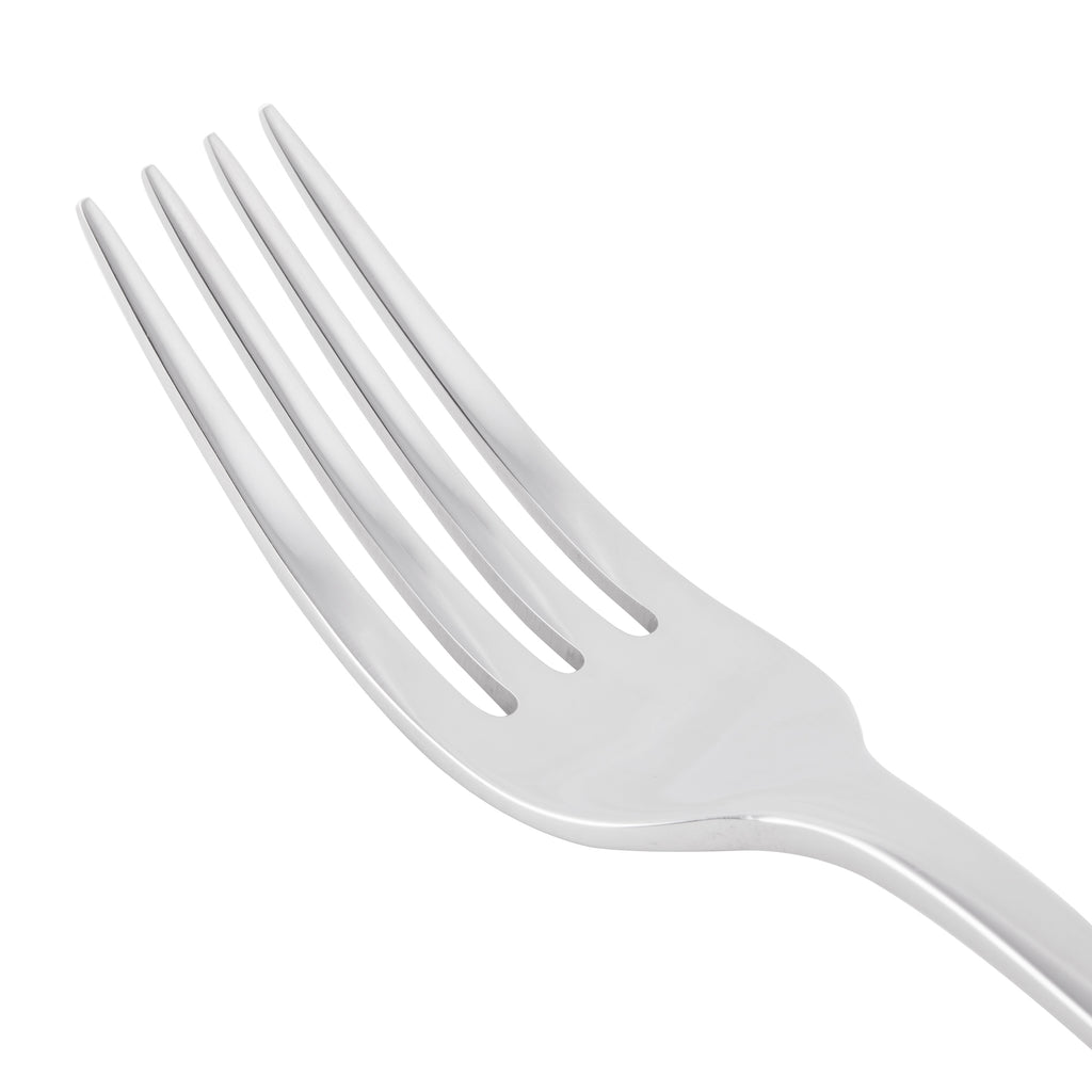 World Tableware 929 038 Quartet 7 1/4" 18/8 Stainless Steel Extra Heavy Weight Dessert / Salad Fork - 12/Pack
