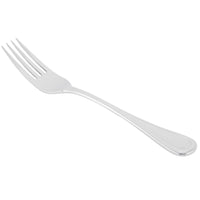 World Tableware 971 030 Aspen 7 1/2" 18/8 Stainless Steel Extra Heavy Weight Dessert Fork - 12/Pack