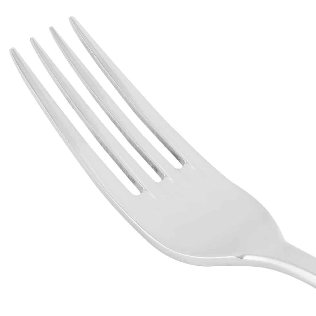 World Tableware 971 030 Aspen 7 1/2" 18/8 Stainless Steel Extra Heavy Weight Dessert Fork - 12/Pack