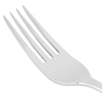 World Tableware 971 030 Aspen 7 1/2" 18/8 Stainless Steel Extra Heavy Weight Dessert Fork - 12/Pack