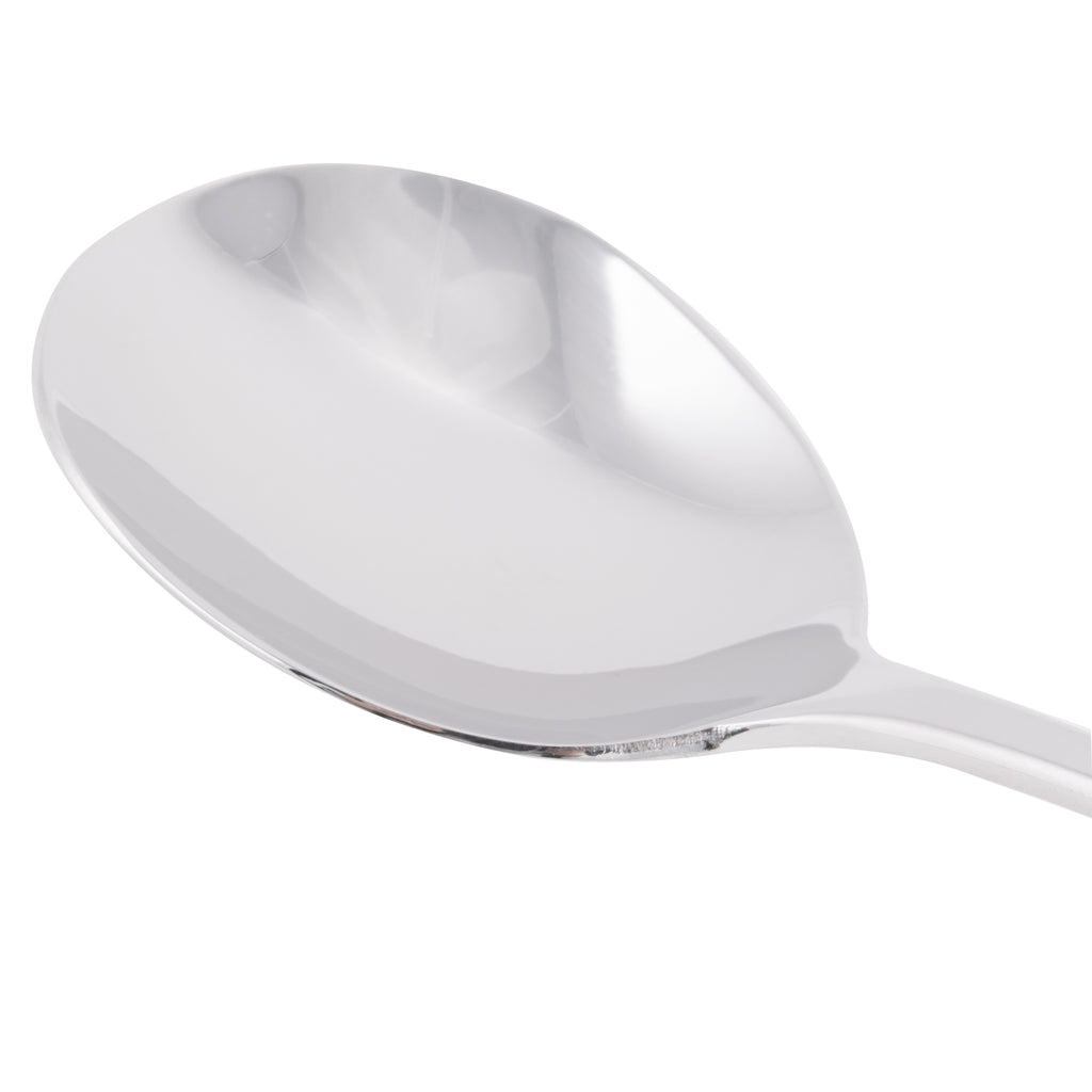 World Tableware 971 016 Aspen 6" 18/8 Stainless Steel Extra Heavy Weight Bouillon Spoon - 12/Pack