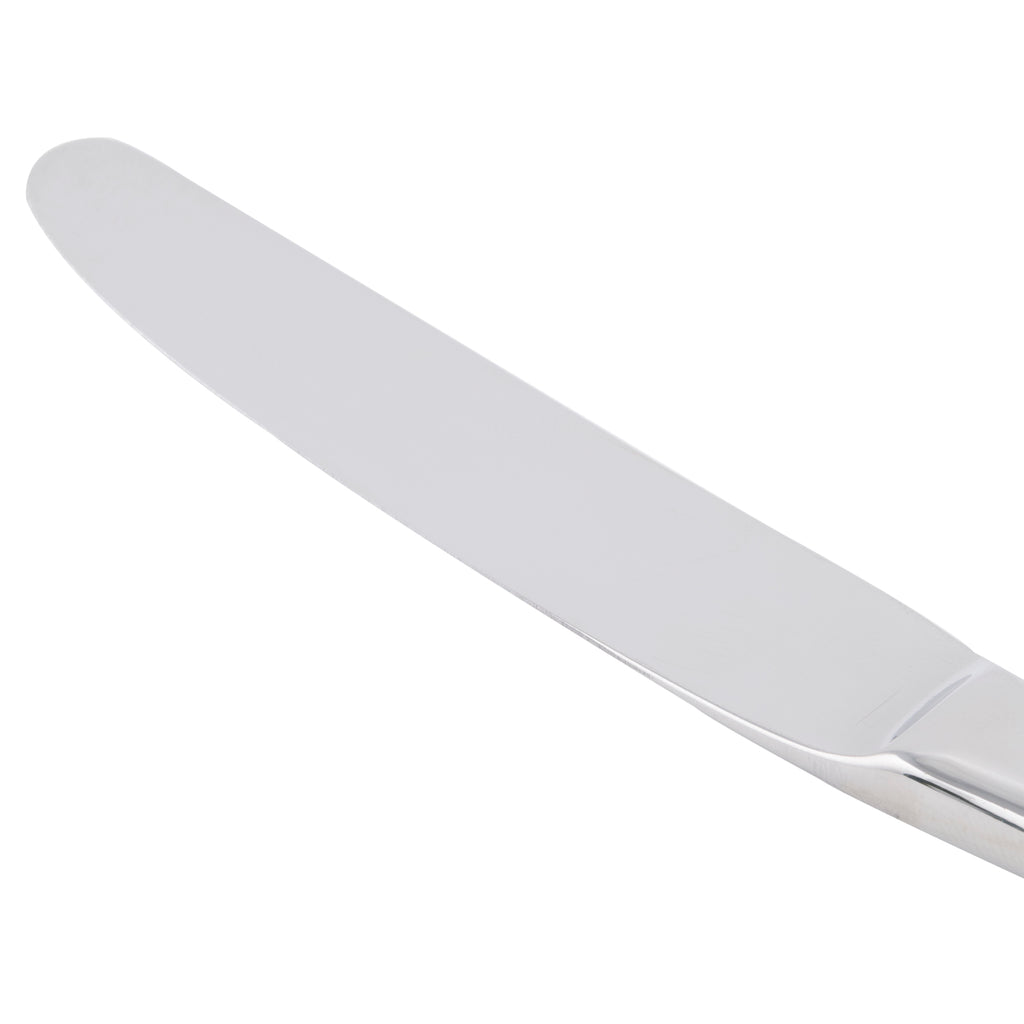 World Tableware 971 554 Aspen 7 1/8" 18/8 Stainless Steel Extra Heavy Weight Bread and Butter Knife - 12/Pack