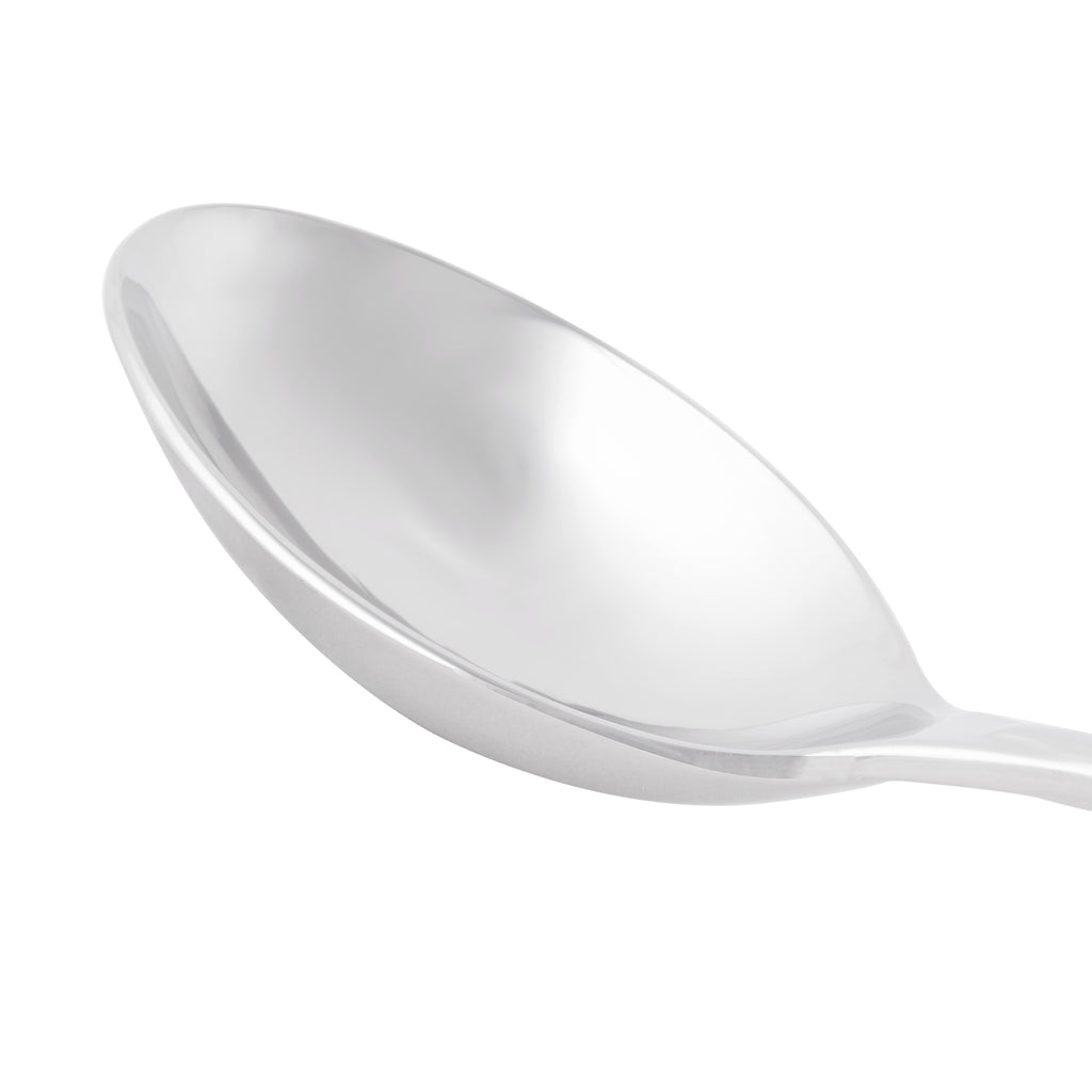 World Tableware 937 003 Slenda 8 1/4" 18/8 Stainless Steel Extra Heavy Weight Tablespoon / Serving Spoon - 12/Pack