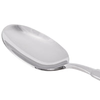World Tableware 988 002 Zephyr 7 1/4" 18/8 Stainless Steel Extra Heavy Weight Dessert Spoon - 12/Pack