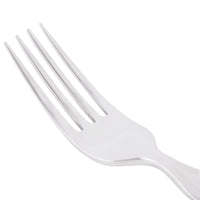 World Tableware 969 030 Madison 7 3/4" 18/8 Stainless Steel Extra Heavy Weight Dessert Fork - 12/Pack