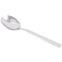 World Tableware 988 016 Zephyr 6 1/4" 18/8 Stainless Steel Extra Heavy Weight Bouillon Spoon - 12/Pack