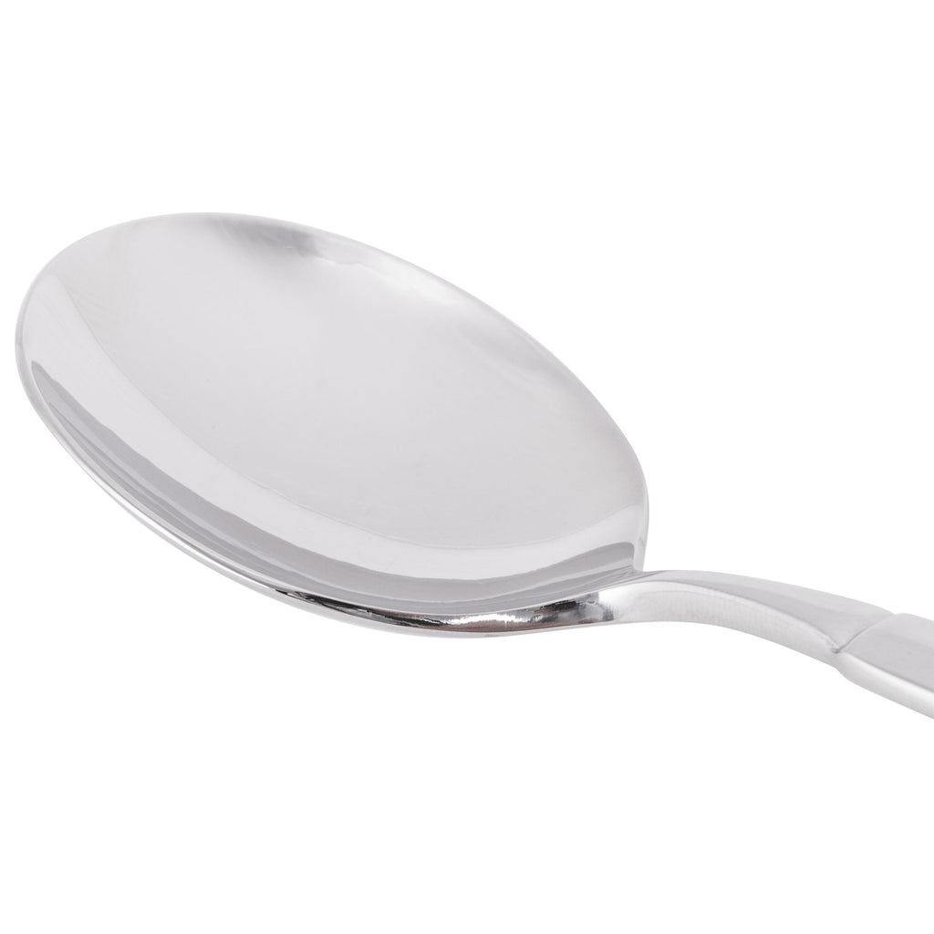 World Tableware 988 016 Zephyr 6 1/4" 18/8 Stainless Steel Extra Heavy Weight Bouillon Spoon - 12/Pack