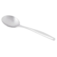 World Tableware 937 016 Slenda 6 3/8" 18/8 Stainless Steel Extra Heavy Weight Bouillon Spoon - 12/Pack