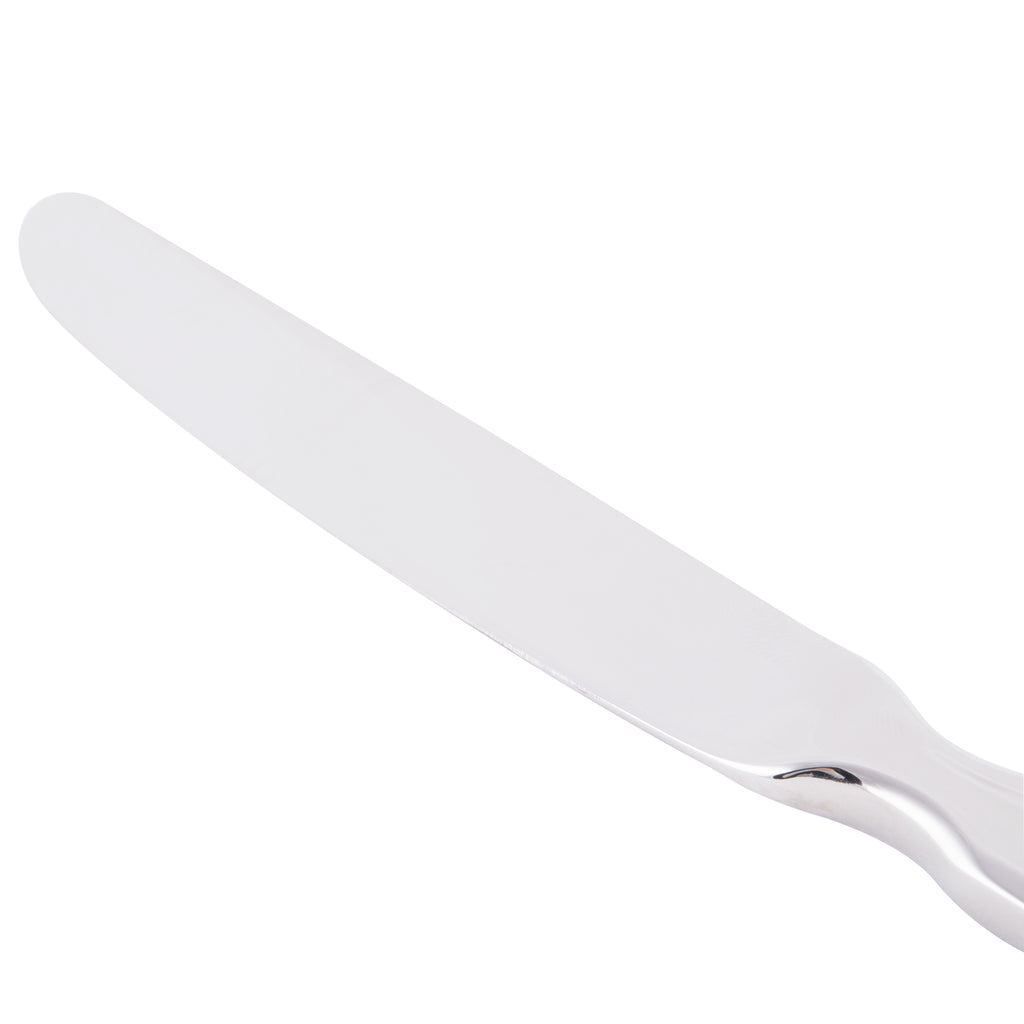 World Tableware 969 554 Madison 7 1/8" 18/8 Stainless Steel Extra Heavy Weight Bread and Butter Knife - 12/Pack