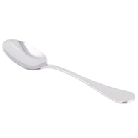 World Tableware 971 002 Aspen 7" 18/8 Stainless Steel Extra Heavy Weight Dessert Spoon - 12/Pack