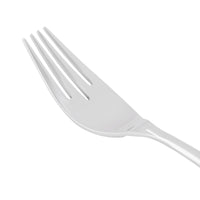 World Tableware 937 027 Slenda 8 1/4" 18/8 Stainless Steel Extra Heavy Weight Dinner Fork - 12/Pack