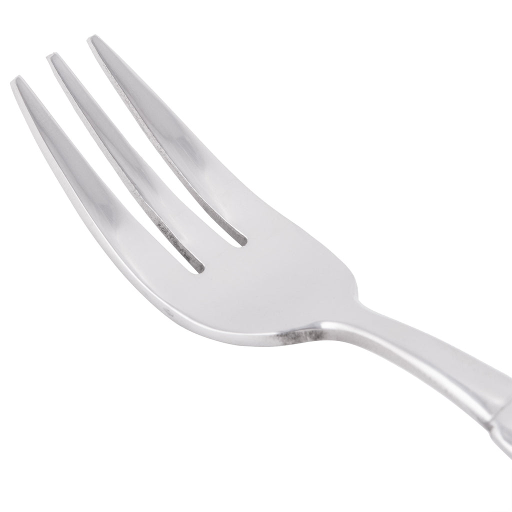 World Tableware 988 029 Zephyr 6" 18/8 Stainless Steel Extra Heavy Weight Cocktail Fork - 12/Pack