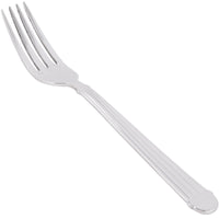 World Tableware 983 030 Aegean 7 1/8" 18/8 Stainless Steel Extra Heavy Weight Dessert Fork - 12/Pack