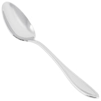 World Tableware 981 002 Sonata 7 1/8" 18/8 Stainless Steel Extra Heavy Weight Dessert Spoon - 12/Pack