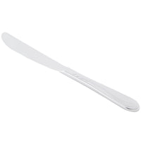 World Tableware 980 554 Neptune 7" 18/8 Stainless Steel Extra Heavy Weight Bread and Butter Knife - 12/Pack