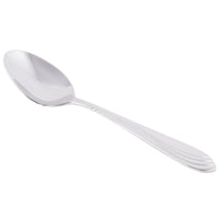 World Tableware 980 001 Neptune 6" 18/8 Stainless Steel Extra Heavy Weight Teaspoon - 12/Pack