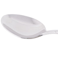 World Tableware 980 002 Neptune 7 1/8" 18/8 Stainless Steel Extra Heavy Weight Dessert Spoon - 12/Pack