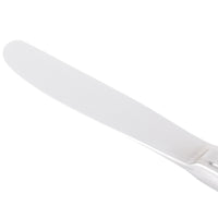 World Tableware 985 554 Varese 7" 18/8 Stainless Steel Extra Heavy Weight Bread and Butter Knife with Solid Handle - 12/Pack