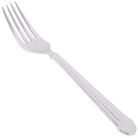 World Tableware 983 038 Aegean 6 3/4" 18/8 Stainless Steel Extra Heavy Weight Salad Fork - 12/Pack