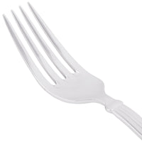 World Tableware 983 038 Aegean 6 3/4" 18/8 Stainless Steel Extra Heavy Weight Salad Fork - 12/Pack
