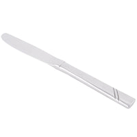 World Tableware 988 554 Zephyr 7 1/4" 18/8 Stainless Steel Extra Heavy Weight Bread and Butter Knife - 12/Pack