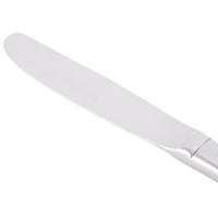 World Tableware 988 554 Zephyr 7 1/4" 18/8 Stainless Steel Extra Heavy Weight Bread and Butter Knife - 12/Pack