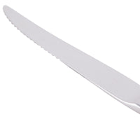 World Tableware 971 5762 Aspen 9 1/2" 18/8 Stainless Steel Extra Heavy Weight Steak Knife - 12/Pack