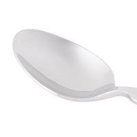 World Tableware 969 002 Madison 7 1/4" 18/8 Stainless Steel Extra Heavy Weight Dessert Spoon - 12/Pack