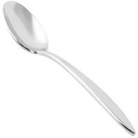 World Tableware 982 002 Contempra 7 1/4" 18/8 Stainless Steel Extra Heavy Weight 7 1/4" Dessert Spoon - 12/Pack