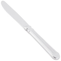 World Tableware 983 554 Aegean 7 1/4" 18/8 Stainless Steel Extra Heavy Weight Bread and Butter Knife - 12/Pack