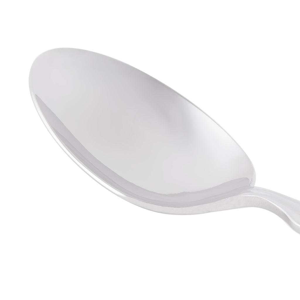 World Tableware 969 003 Madison 8 5/8" 18/8 Stainless Steel Extra Heavy Weight Tablespoon / Serving Spoon - 12/Pack