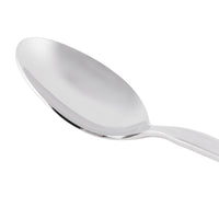 World Tableware 969 007 Madison 4 3/8" 18/8 Stainless Steel Extra Heavy Weight Demitasse Spoon - 12/Pack