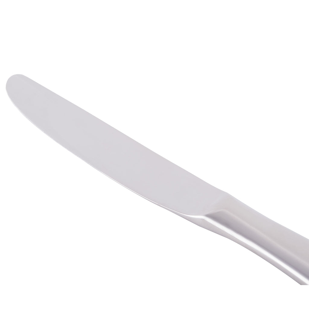 World Tableware 982 554 Contempra 7 1/4" 18/8 Stainless Steel Extra Heavy Weight Bread and Butter Knife - 12/Pack