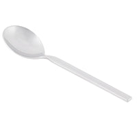 World Tableware 969 016 Madison 6 1/4" 18/8 Stainless Steel Extra Heavy Weight Bouillon Spoon - 12/Pack