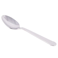 World Tableware 983 001 Aegean 6 1/8" 18/8 Stainless Steel Extra Heavy Weight Teaspoon - 12/Pack