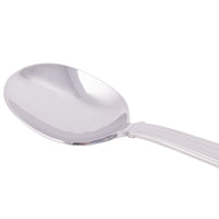 World Tableware 983 016 Aegean 6 1/8" 18/8 Stainless Steel Extra Heavy Weight Bouillon Spoon - 12/Pack