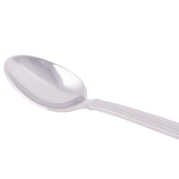 World Tableware 983 021 Aegean 7 5/8" 18/8 Stainless Steel Extra Heavy Weight Iced Tea Spoon - 12/Pack