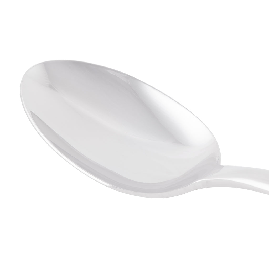 World Tableware 982 003 Contempra 8 3/4" 18/8 Stainless Steel Extra Heavy Weight 8 3/4" Tablespoon / Serving Spoon - 12/Pack