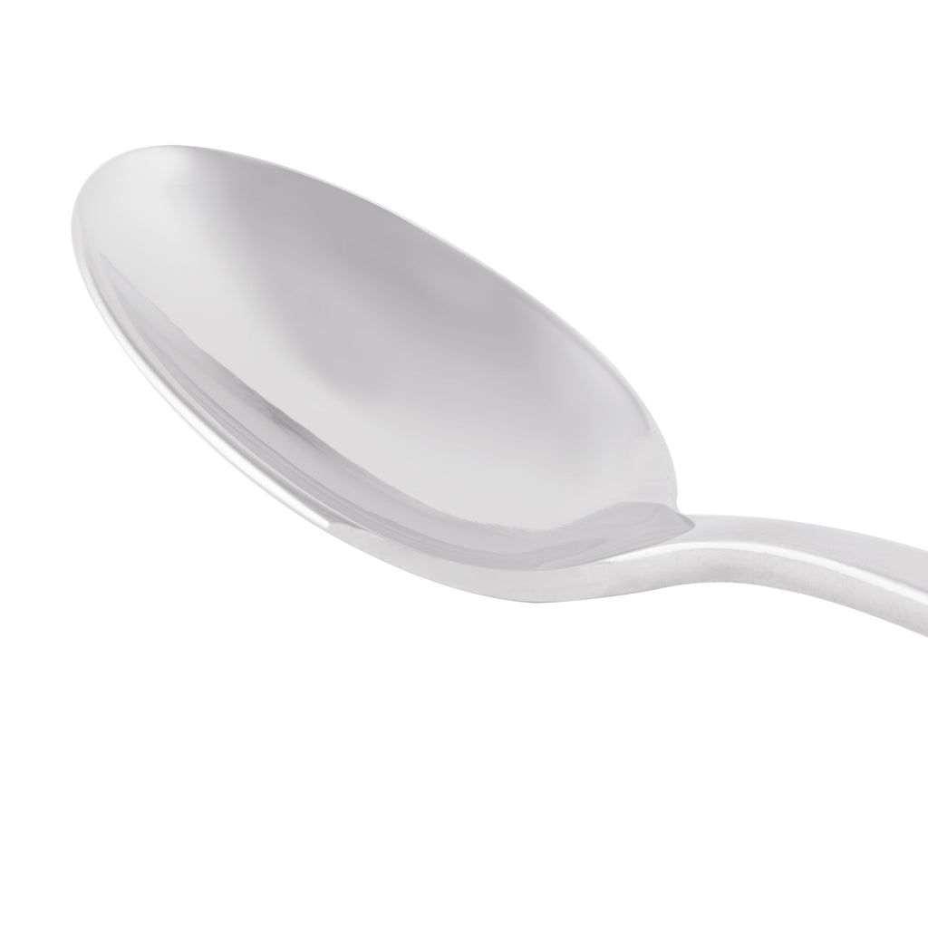 World Tableware 982 007 Contempra 4 1/2" 18/8 Stainless Steel Extra Heavy Weight 4 1/2" Demitasse Spoon - 12/Pack