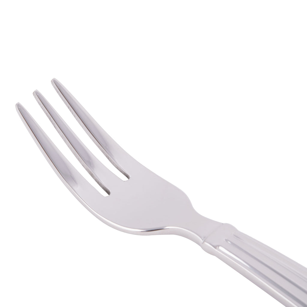 World Tableware 983 029 Aegean 5 7/8" 18/8 Stainless Steel Extra Heavy Weight Cocktail Fork - 12/Pack