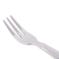 World Tableware 983 029 Aegean 5 7/8" 18/8 Stainless Steel Extra Heavy Weight Cocktail Fork - 12/Pack