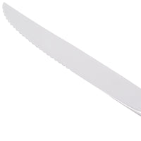World Tableware 980 5762 Neptune 9 1/8" 18/8 Stainless Steel Extra Heavy Weight Steak Knife - 12/Pack