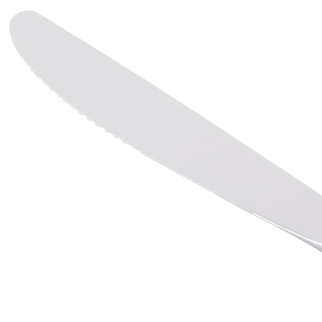 World Tableware 980 7502 Neptune 9 1/8" 18/8 Stainless Steel Extra Heavy Weight Dinner Knife - 12/Pack