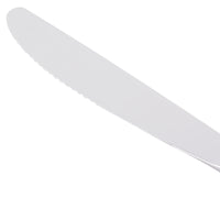 World Tableware 980 7502 Neptune 9 1/8" 18/8 Stainless Steel Extra Heavy Weight Dinner Knife - 12/Pack