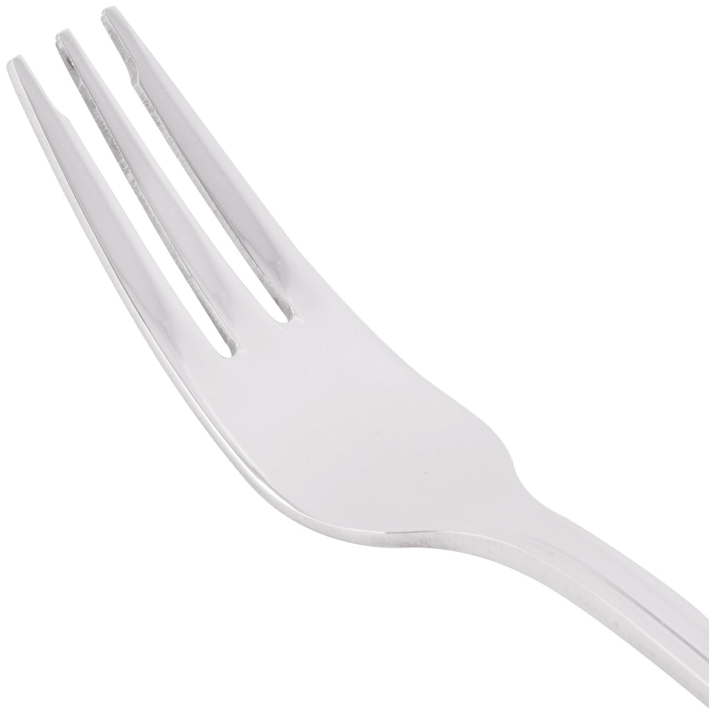 World Tableware 985 029 Varese 6 1/4" 18/8 Stainless Steel Extra Heavy Weight Cocktail Fork - 12/Pack