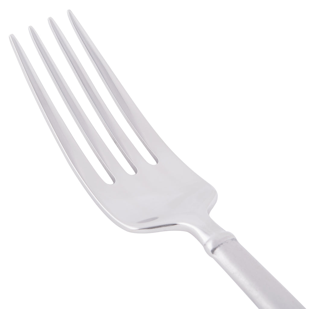 World Tableware 992 030 Cimarron 18/8 Extra Heavy Weight Stainless Steel 7 5/8" Utility Fork - 12/Pack
