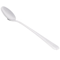 World Tableware 985 021 Varese 7 3/4" 18/8 Stainless Steel Extra Heavy Weight Iced Tea Spoon - 12/Pack