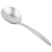 World Tableware 982 016 Contempra 6" 18/8 Stainless Steel Extra Heavy Weight Bouillon Spoon - 12/Pack